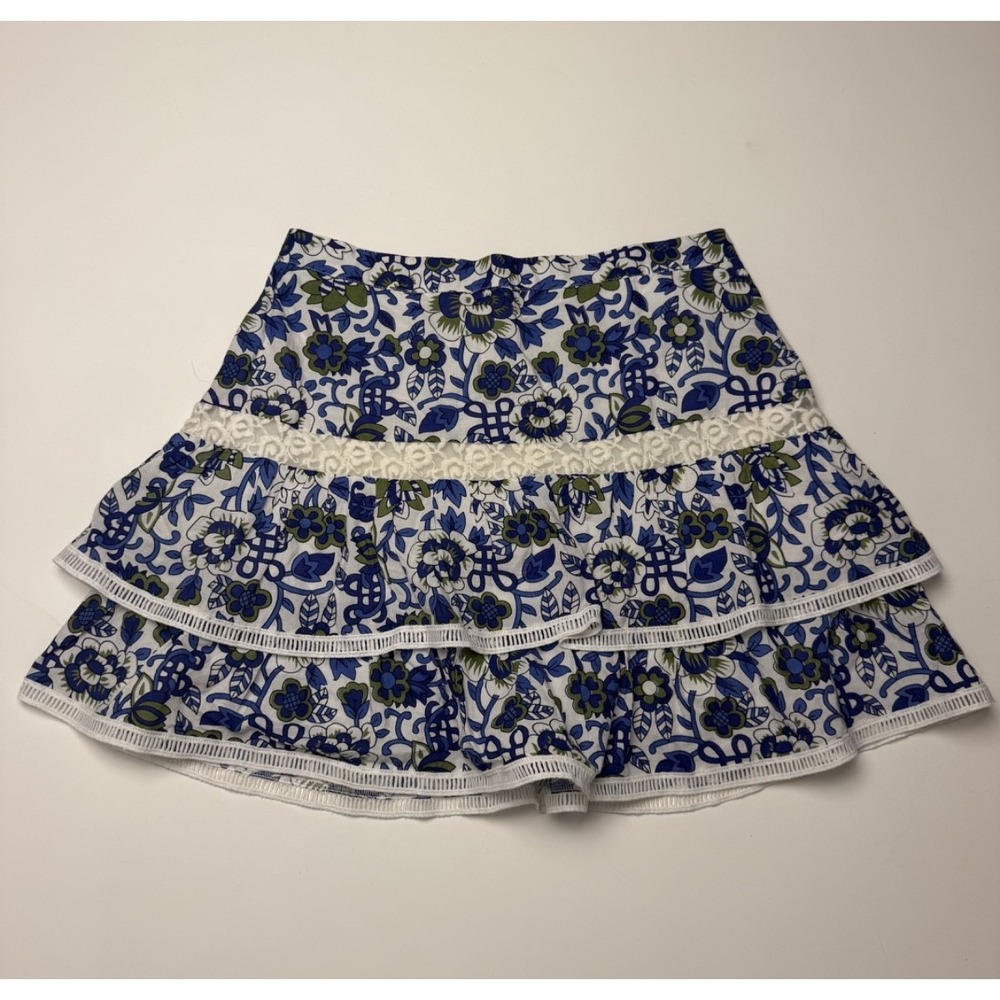 Senlis Cotton Mini Skirt - Size Small
